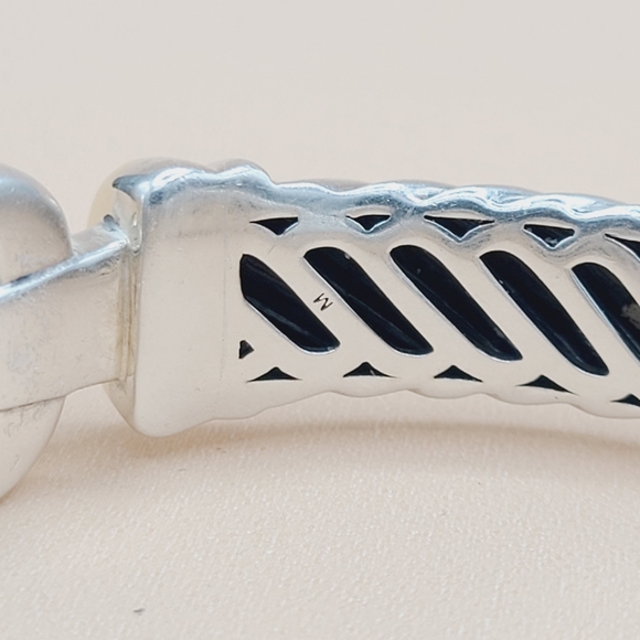 David Yurman 10mm Waverly Cable Bracelet With Gold - Picture 14 of 14